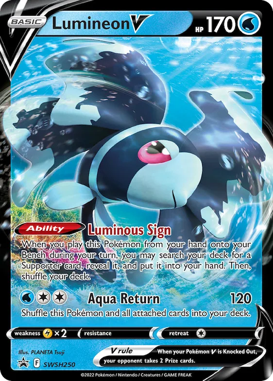 Lumineon V #SWSH250 – Sword & Shield Promo Cards