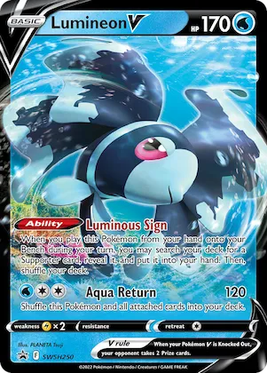 Lumineon V #SWSH250 – Sword & Shield Promo Cards