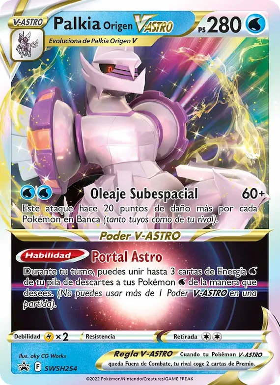 Palkia Origen V-ASTRO SWSH254 – Cartas de promoción ESES