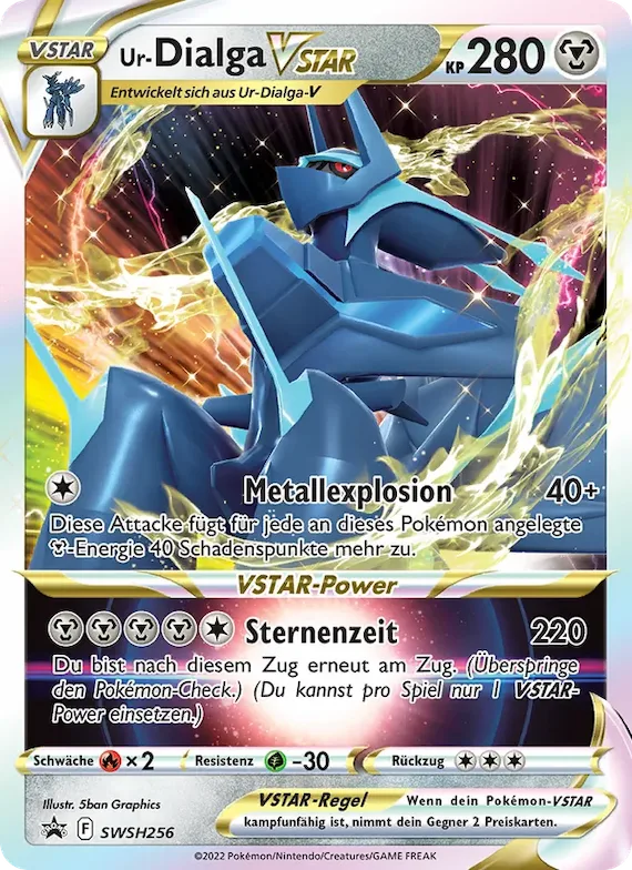 Ur-Dialga VSTAR SWSH256 – SCSC Promokarten