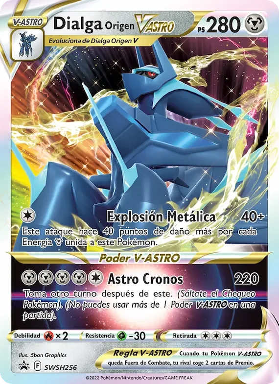 Dialga Origen V-ASTRO SWSH256 – Cartas de promoción ESES