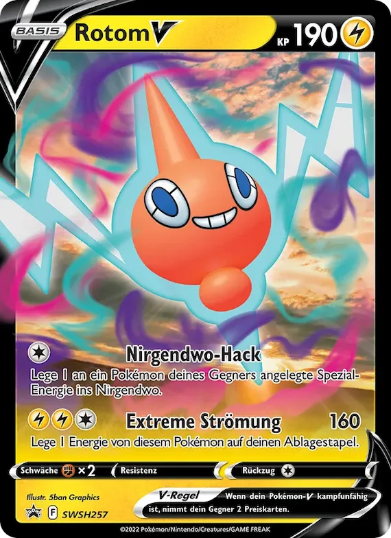 Rotom V SWSH257 – SCSC Promokarten