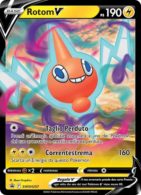 Rotom V SWSH257 – SPSC Promo