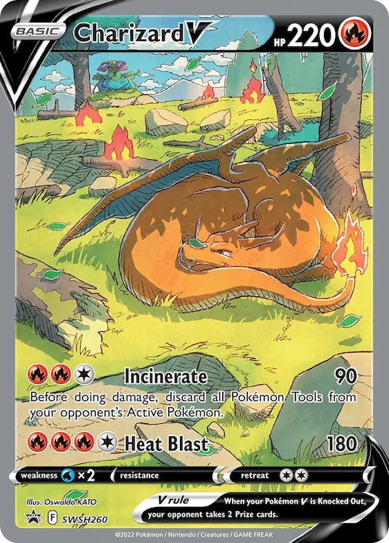 Charizard V #SWSH260 – Sword & Shield Promo Cards