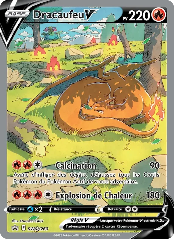Dracaufeu V SWSH260 – Promo SWSH