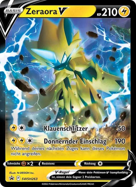 Zeraora V SWSH263 – SCSC Promokarten