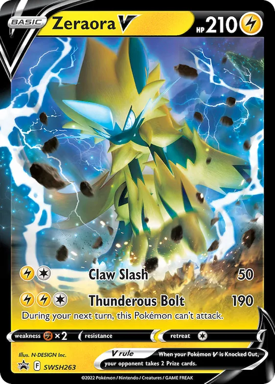 Zeraora V #SWSH263 – Sword & Shield Promo Cards