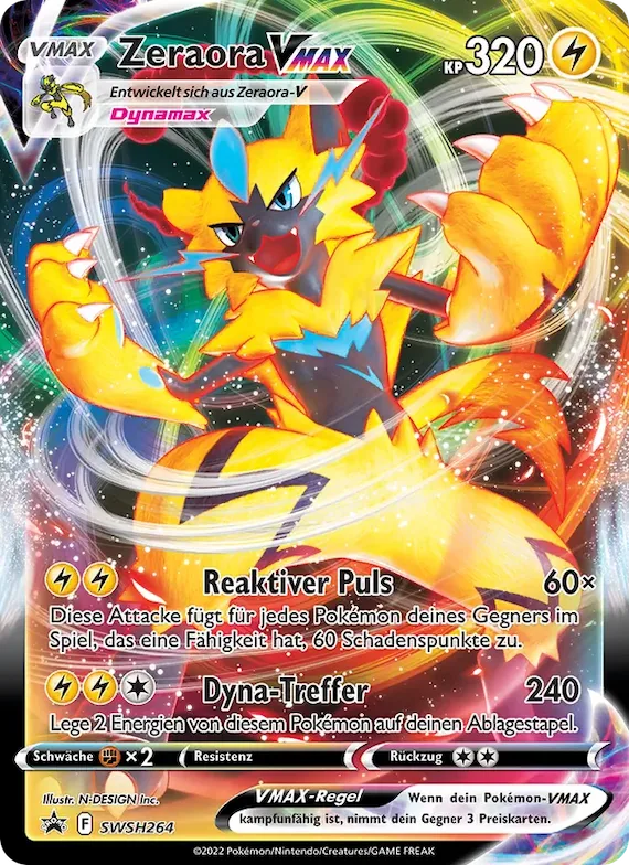 Zeraora VMAX SWSH264 – SCSC Promokarten