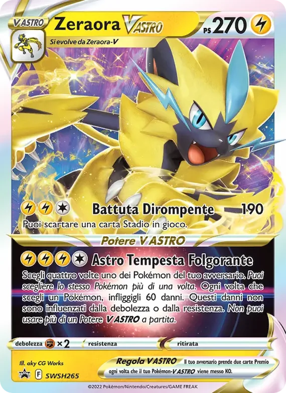Zeraora V ASTRO SWSH265 – SPSC Promo