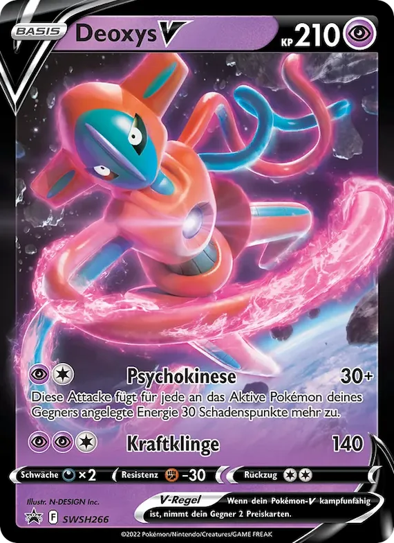 Deoxys V SWSH266 – SCSC Promokarten
