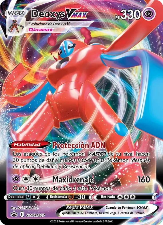 Deoxys VMAX SWSH267 – Cartas de promoción ESES