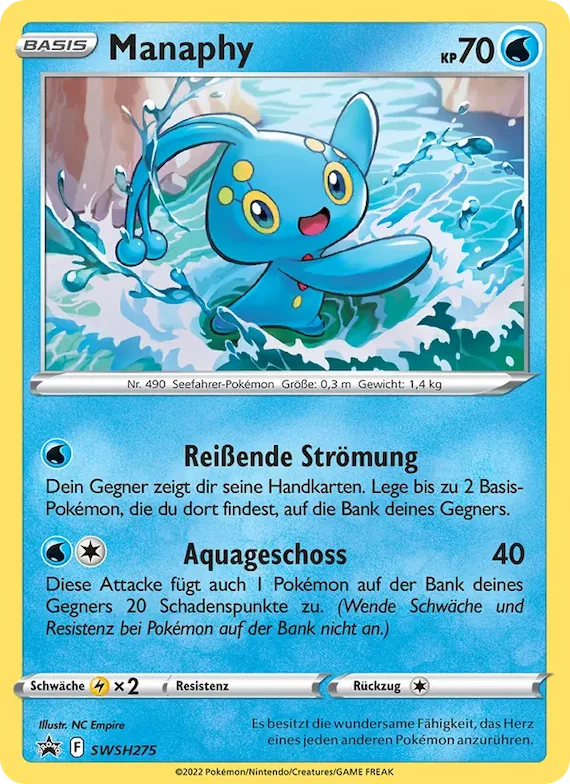 Manaphy SWSH275 – SCSC Promokarten