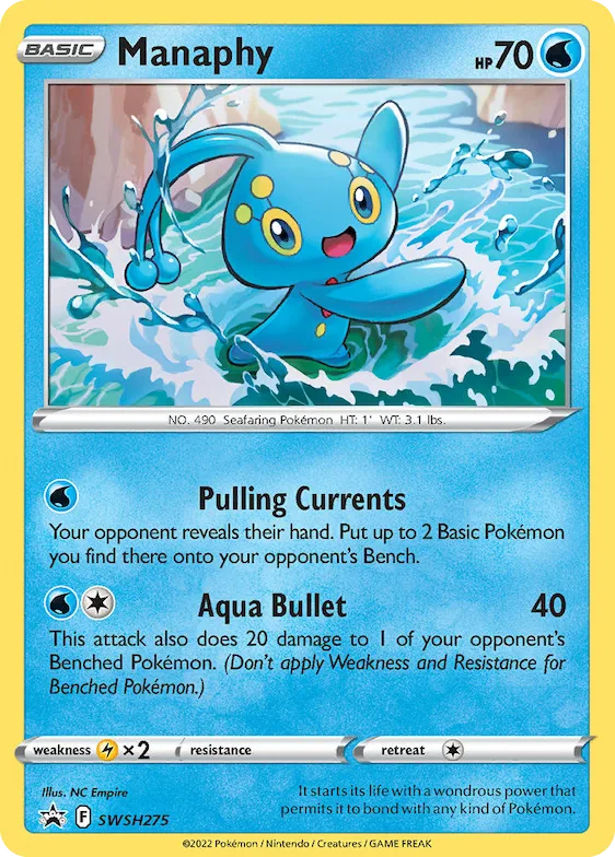 Manaphy #SWSH275 – Sword & Shield Promo Cards