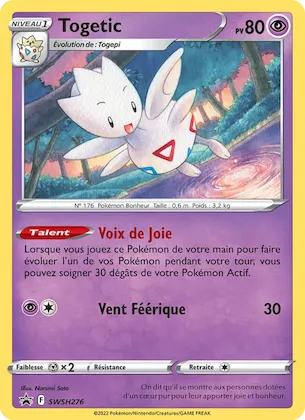 Togetic n° SWSH276 – Promo SWSH
