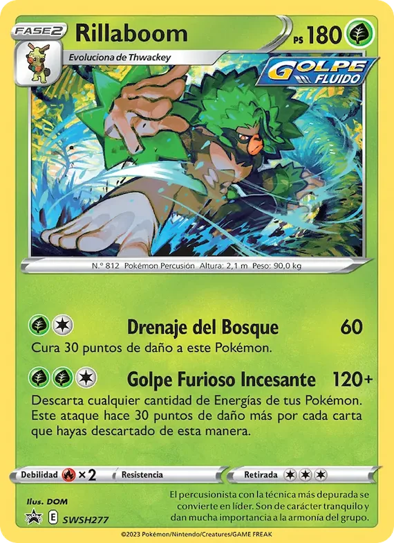 Rillaboom SWSH277 – Cartas de promoción ESES