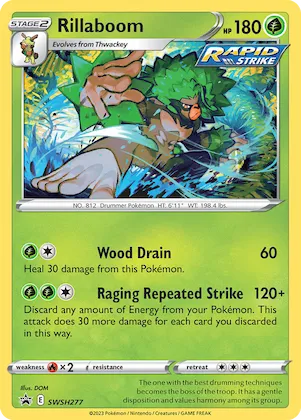Rillaboom #SWSH277 – Sword & Shield Promo Cards