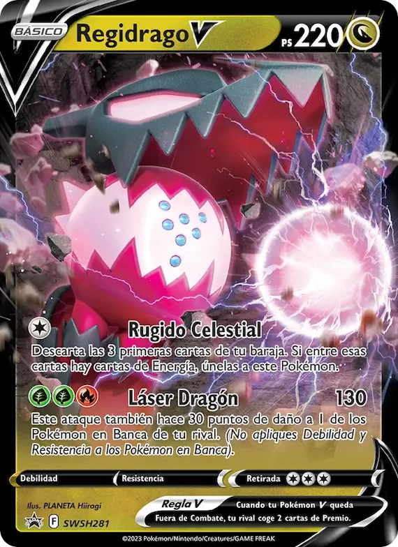 Regidrago V SWSH281 – Cartas de promoción ESES