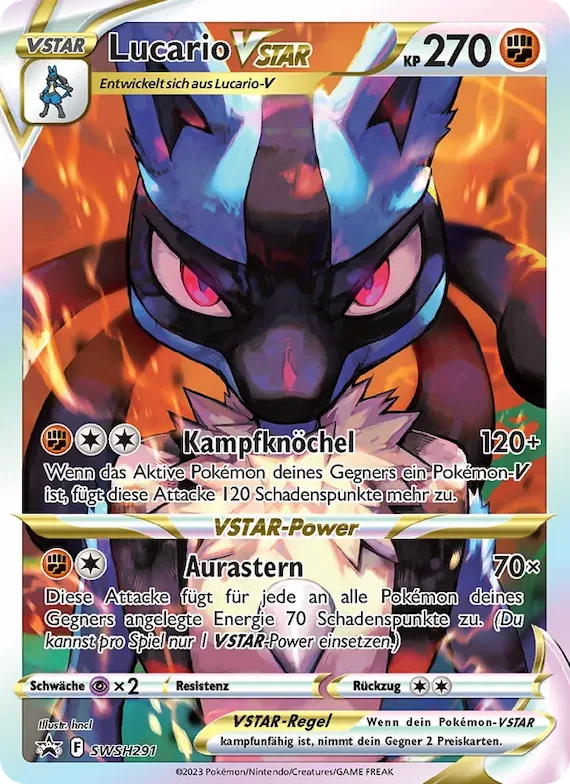 Lucario VSTAR SWSH291 – SCSC Promokarten