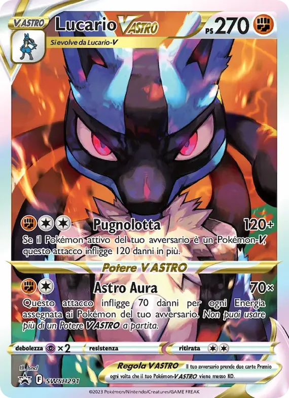 Lucario V ASTRO SWSH291 – SPSC Promo