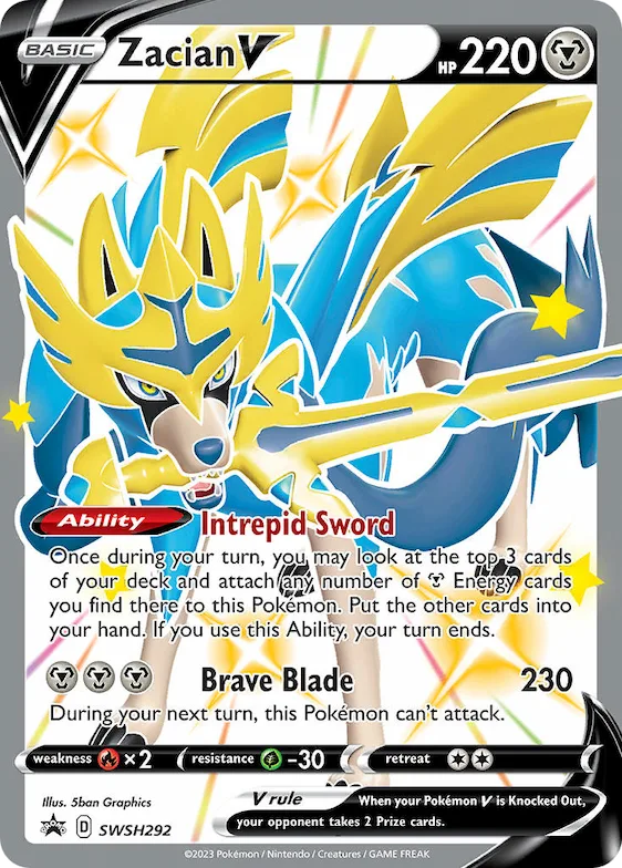 Zacian V #SWSH292 – Sword & Shield Promo Cards