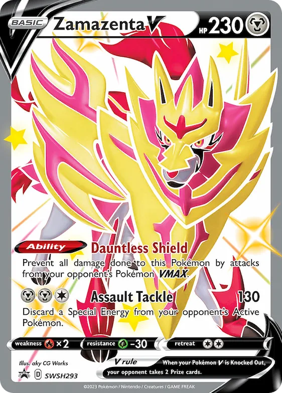 Zamazenta V #SWSH293 – Sword & Shield Promo Cards