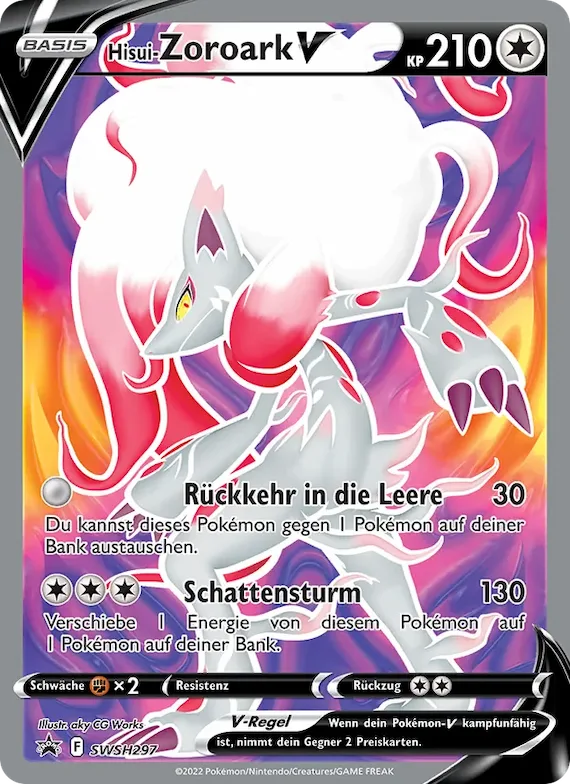 Hisui-Zoroark V SWSH297 – SCSC Promokarten