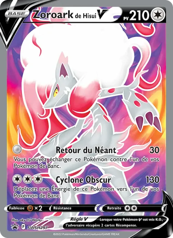 Zoroark de Hisui V SWSH297 – Promo SWSH
