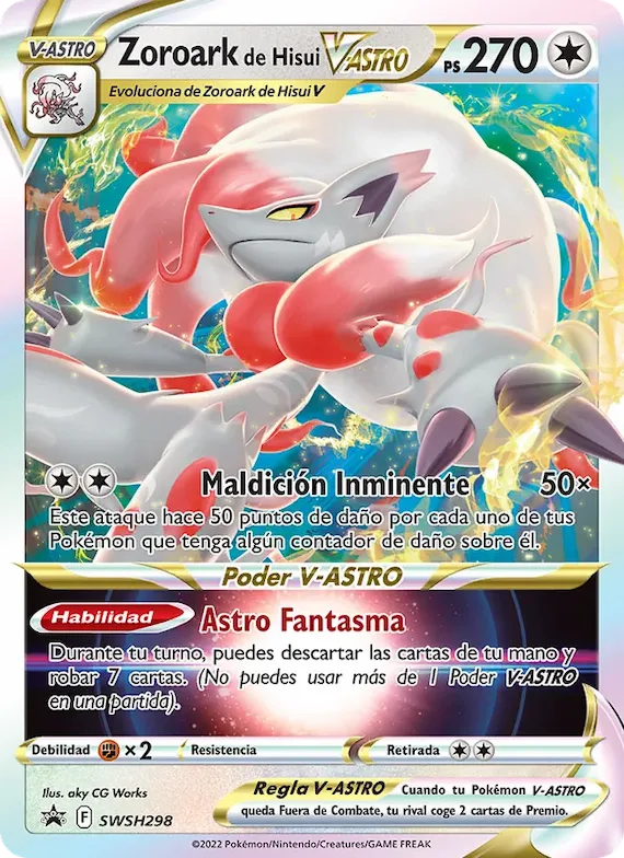 Zoroark de Hisui V-ASTRO SWSH298 – Cartas de promoción ESES