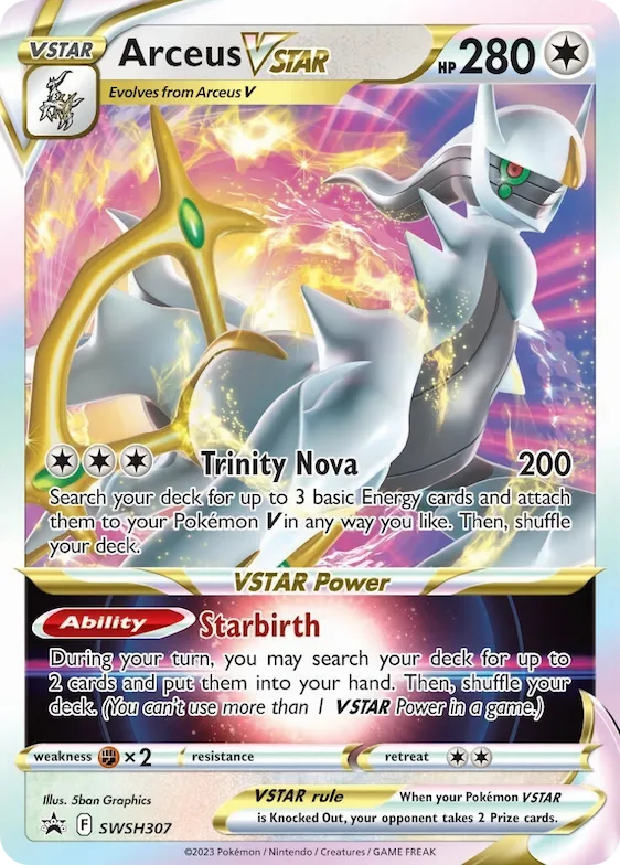 Arceus VSTAR SWSH307 – SCSC Promokarten