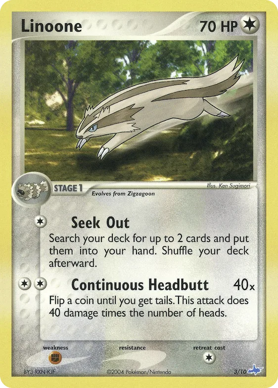 Linoone #3 – EX Trainer Kit Latios