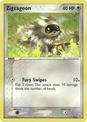 Zigzagoon Nr. 7 – EX Trainer Kit Latios