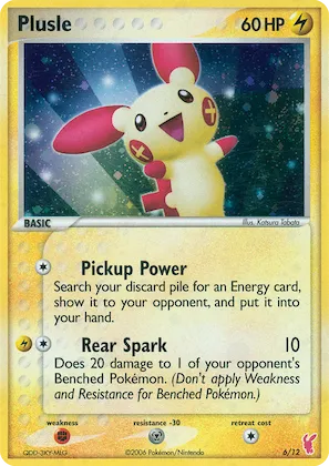 Plusle #6 – EX Trainer Kit 2: Plusle & Minun
