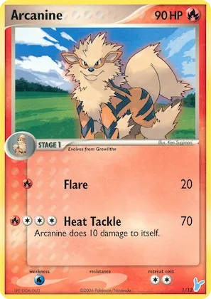 Arcanine #1 – EX Trainer Kit 2 Minun