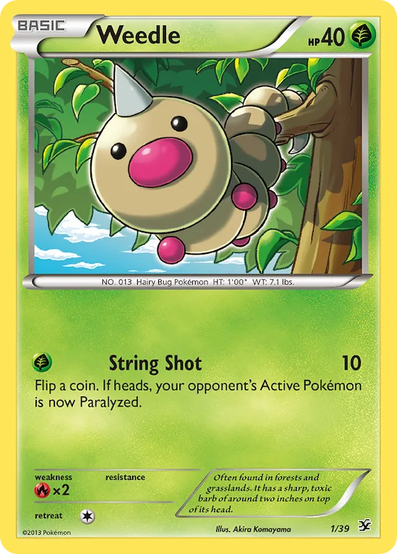 Weedle #1 – Kalos Starter Set