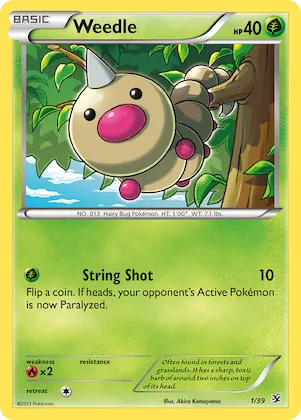 Weedle #1 – Kalos Starter Set