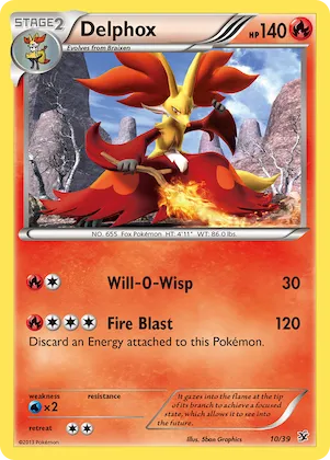 Delphox #10 – Kalos Starter Set