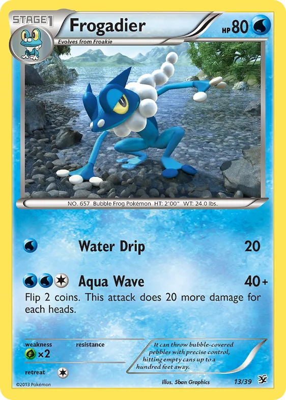Frogadier #13 – Kalos Starter Set