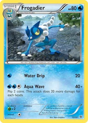 Frogadier #13 – Kalos Starter Set