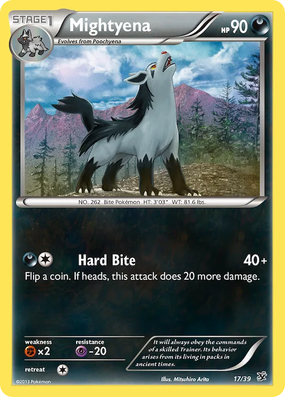 Mightyena #17 – Kalos Starter Set