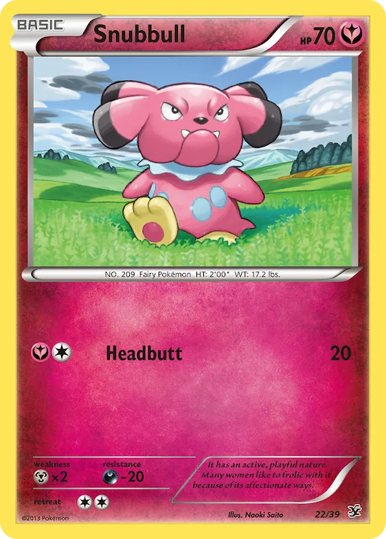 Snubbull #22 – Kalos Starter Set