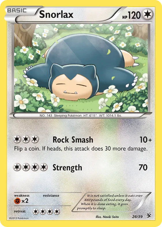 Snorlax #26 – Kalos Starter Set