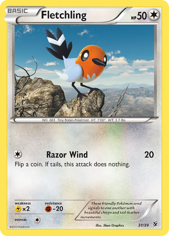 Fletchling #31 – Kalos Starter Set