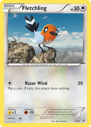Fletchling #31 – Kalos Starter Set