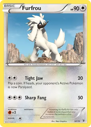 Furfrou #32 – Kalos Starter Set