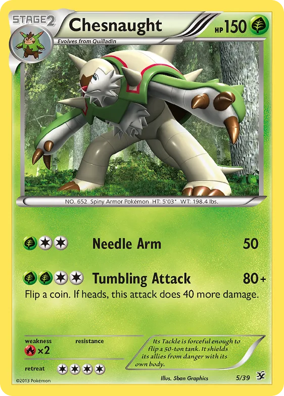 Chesnaught #5 – Kalos Starter Set