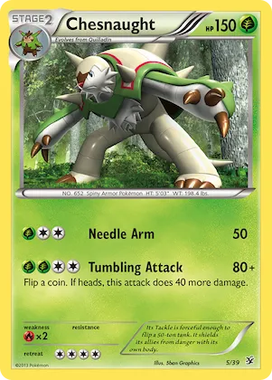 Chesnaught #5 – Kalos Starter Set