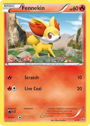 Fennekin #8 – Kalos Starter Set