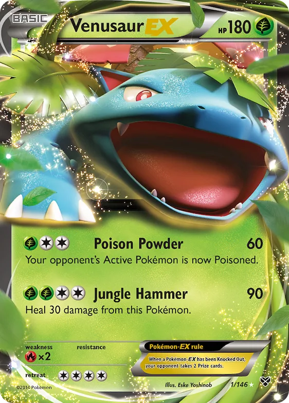 Venusaur-EX #1 – XY Base Set