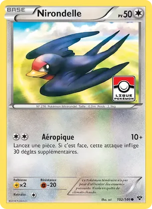 Nirondelle n° 102 – XY