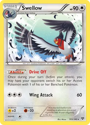 Swellow #103 – XY Base Set